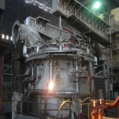 10T Electric Arc Furnace with Smelting Temperature Control High Heat Efficiency and Impurity Removal for Steel Production