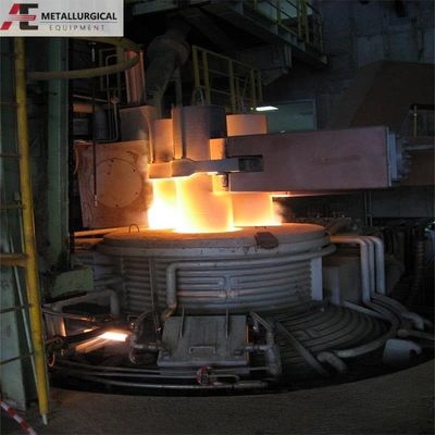 Industrial EAF Electric Arc Furnace 50T-150T With Large Sectional Area Water Cooled Cables