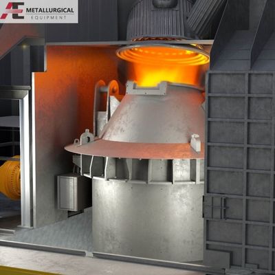 Security Design AOD Furnace with Intellectualized Smelting Process and Secondary Combustion Top Lance for Ladle Refining
